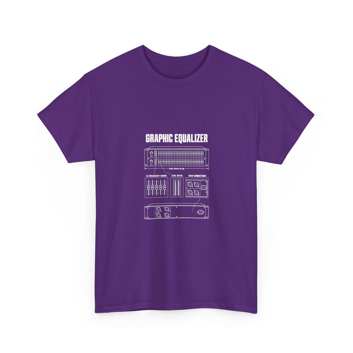 Graphic Equalizer Blueprint T-Shirt