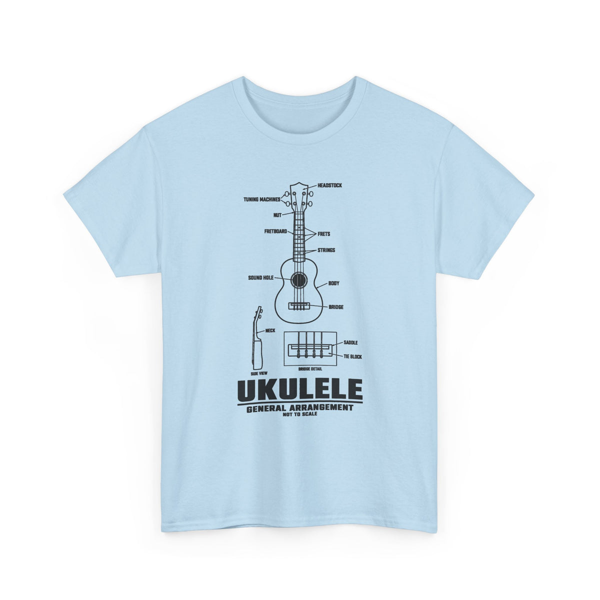 Ukulele Blueprint T-Shirt