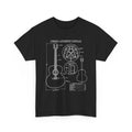 Jumbo Acoustic Guitar Blueprint T-Shirt