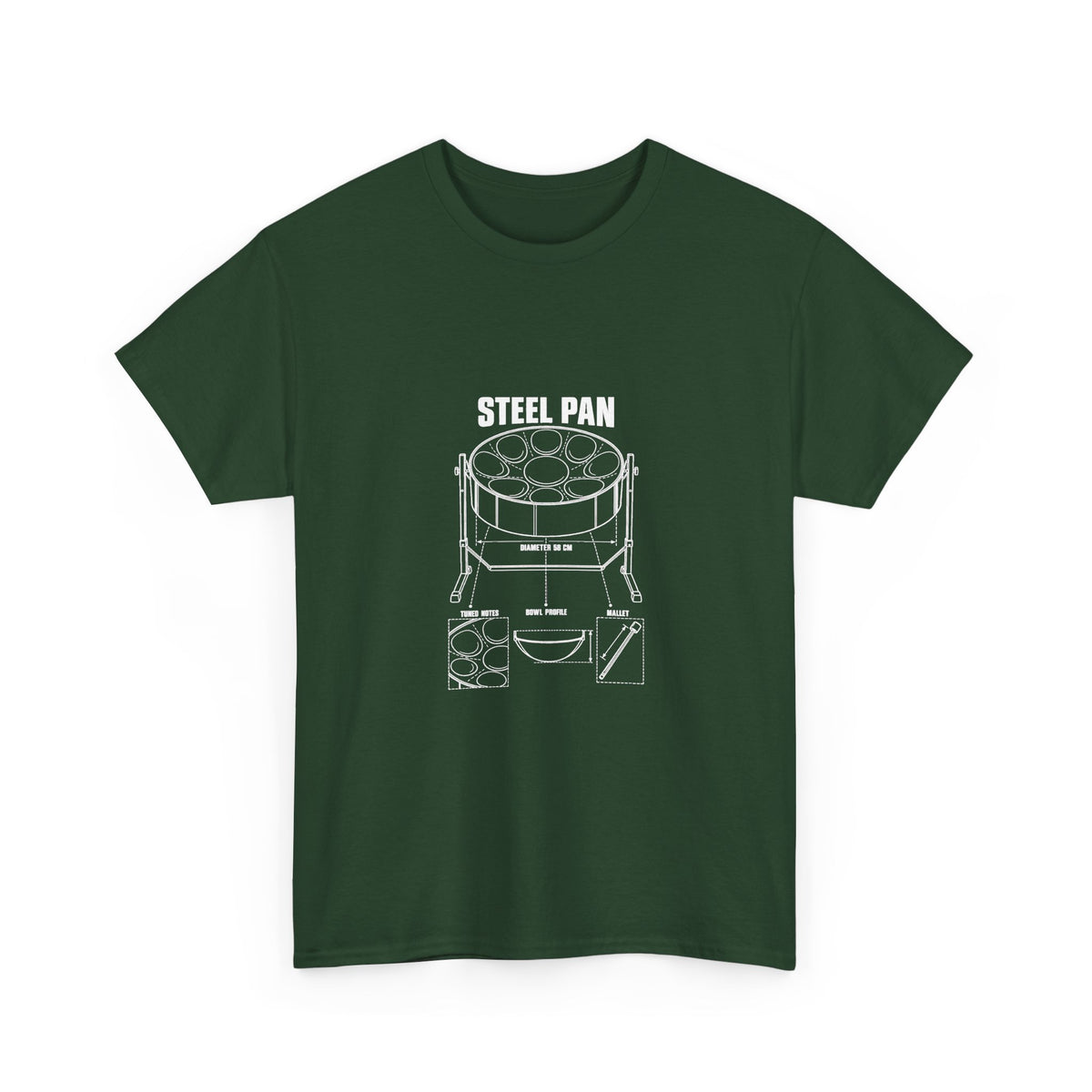 Steel Pan Blueprint T-Shirt