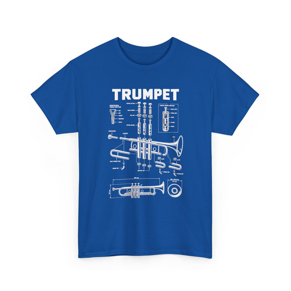 Trumpet Blueprint T-Shirt