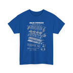 Analog Synthesizer Blueprint T-Shirt