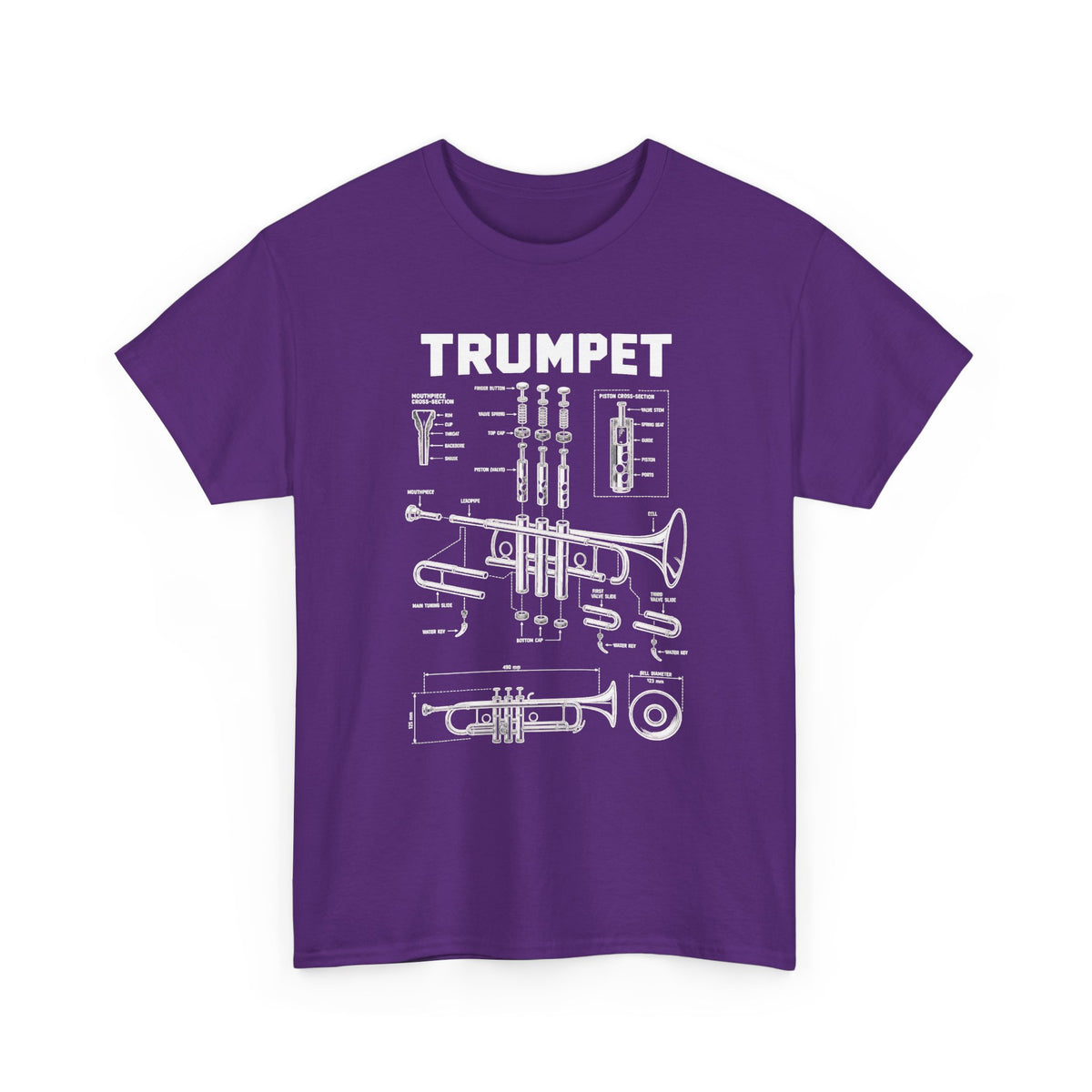 Trumpet Blueprint T-Shirt
