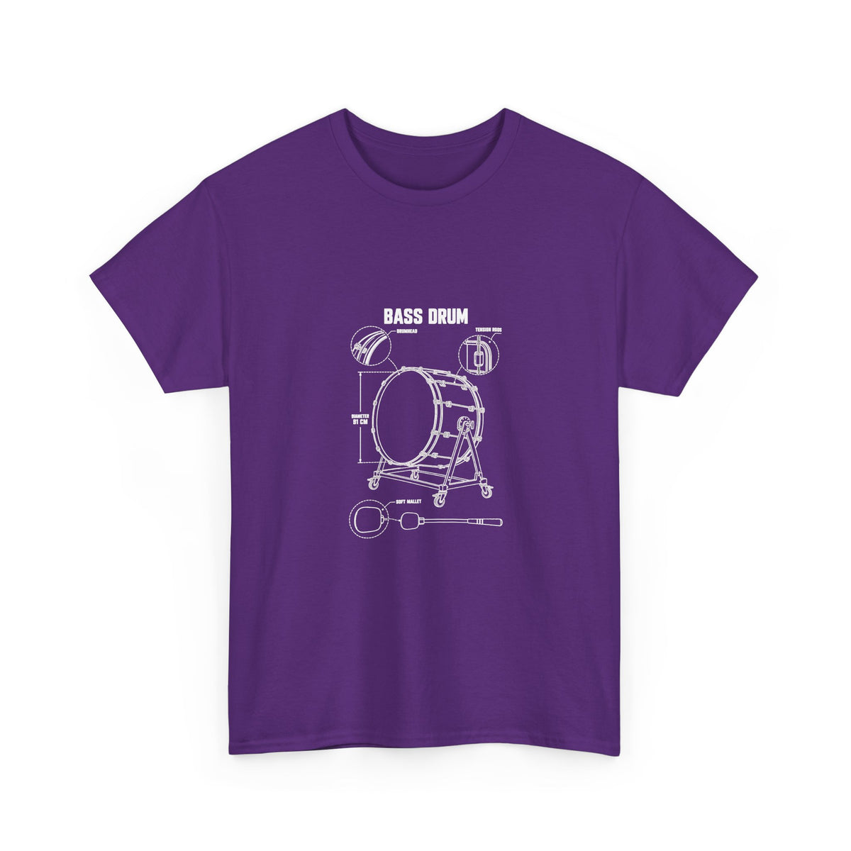 Bass Drum Blueprint T-Shirt