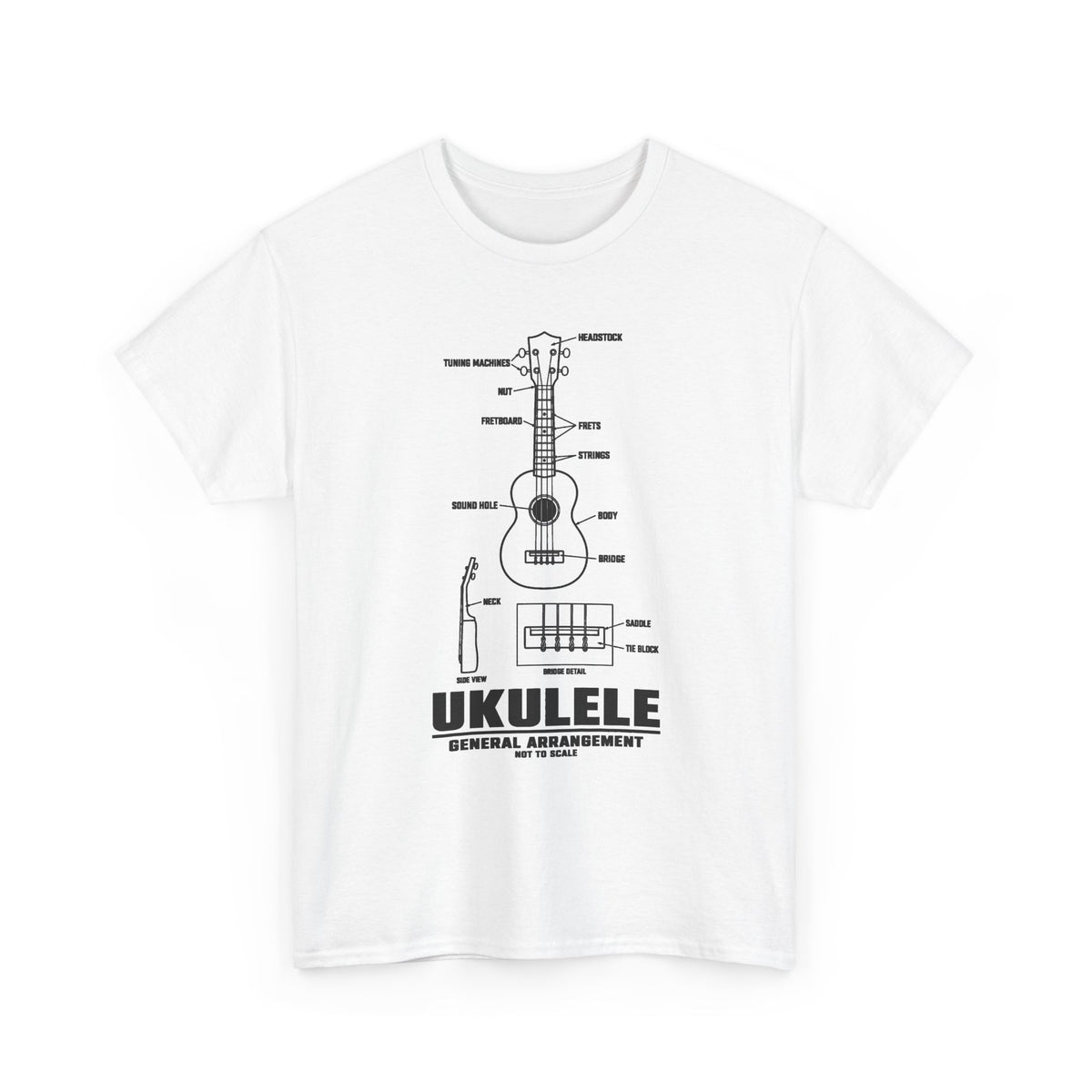 Ukulele Blueprint T-Shirt