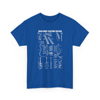 Solid-Body Electric Guitar Blueprint T-Shirt