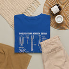 Acoustic Guitar Blueprint T-Shirt