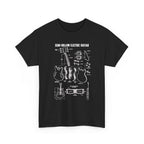 Baritone Electric Guitar Blueprint T-Shirt