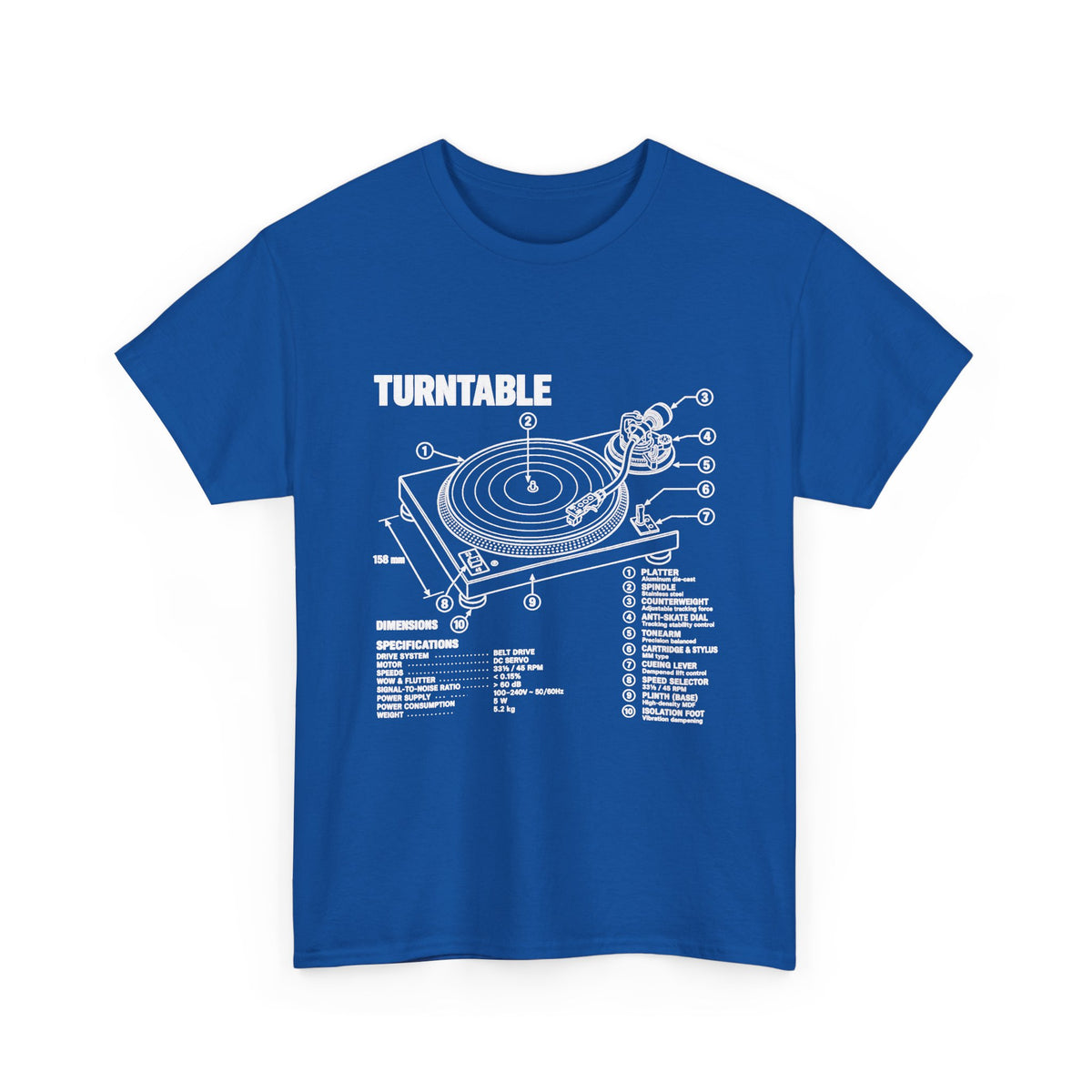 Turntable Blueprint T-Shirt