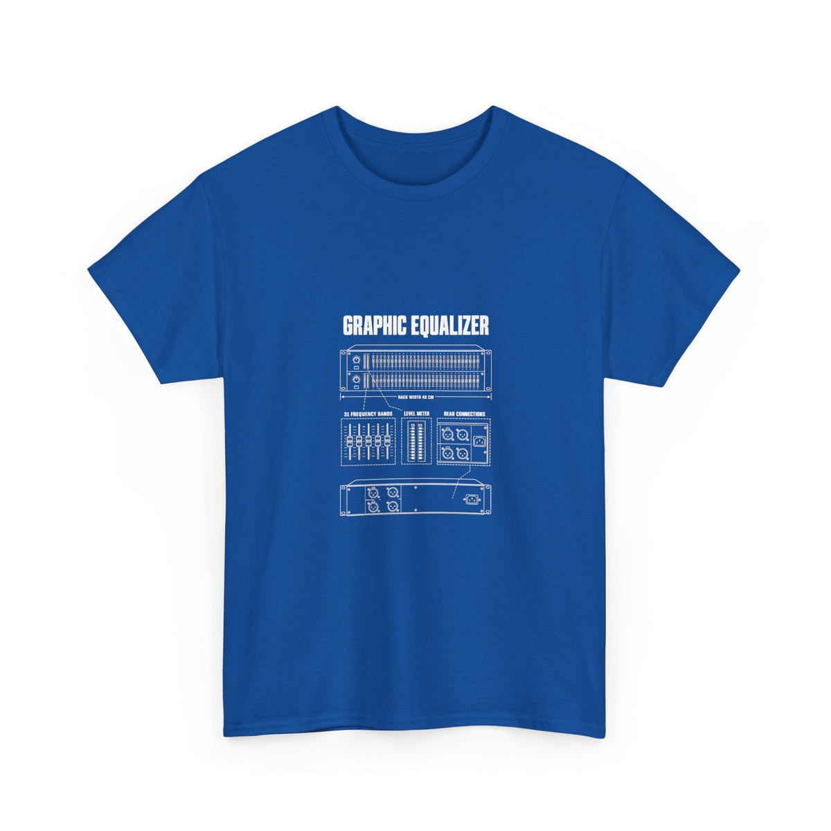 Graphic Equalizer Blueprint T-Shirt