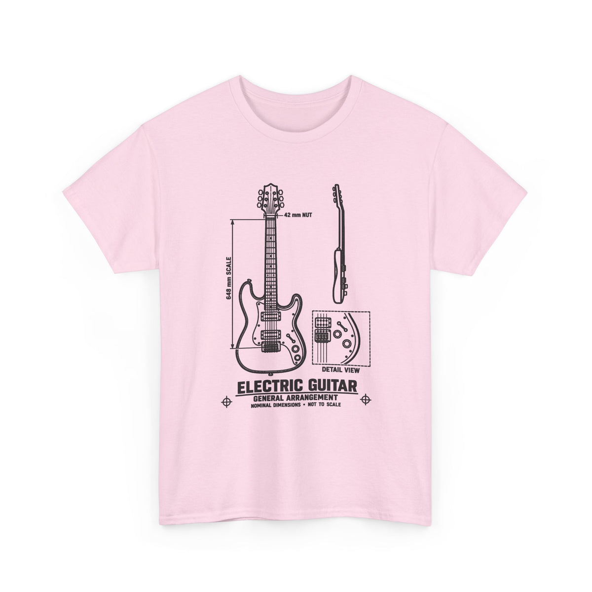 Electric Guitar Blueprint T-Shirt