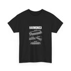 Harmonica Blueprint T-Shirt
