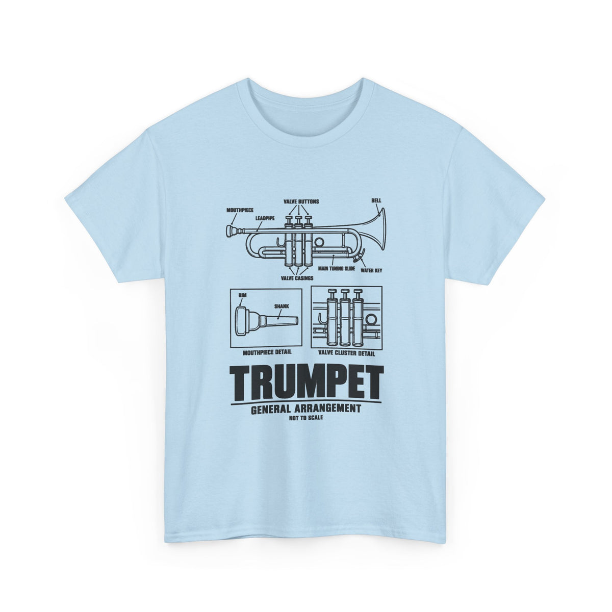 Trumpet Blueprint T-Shirt
