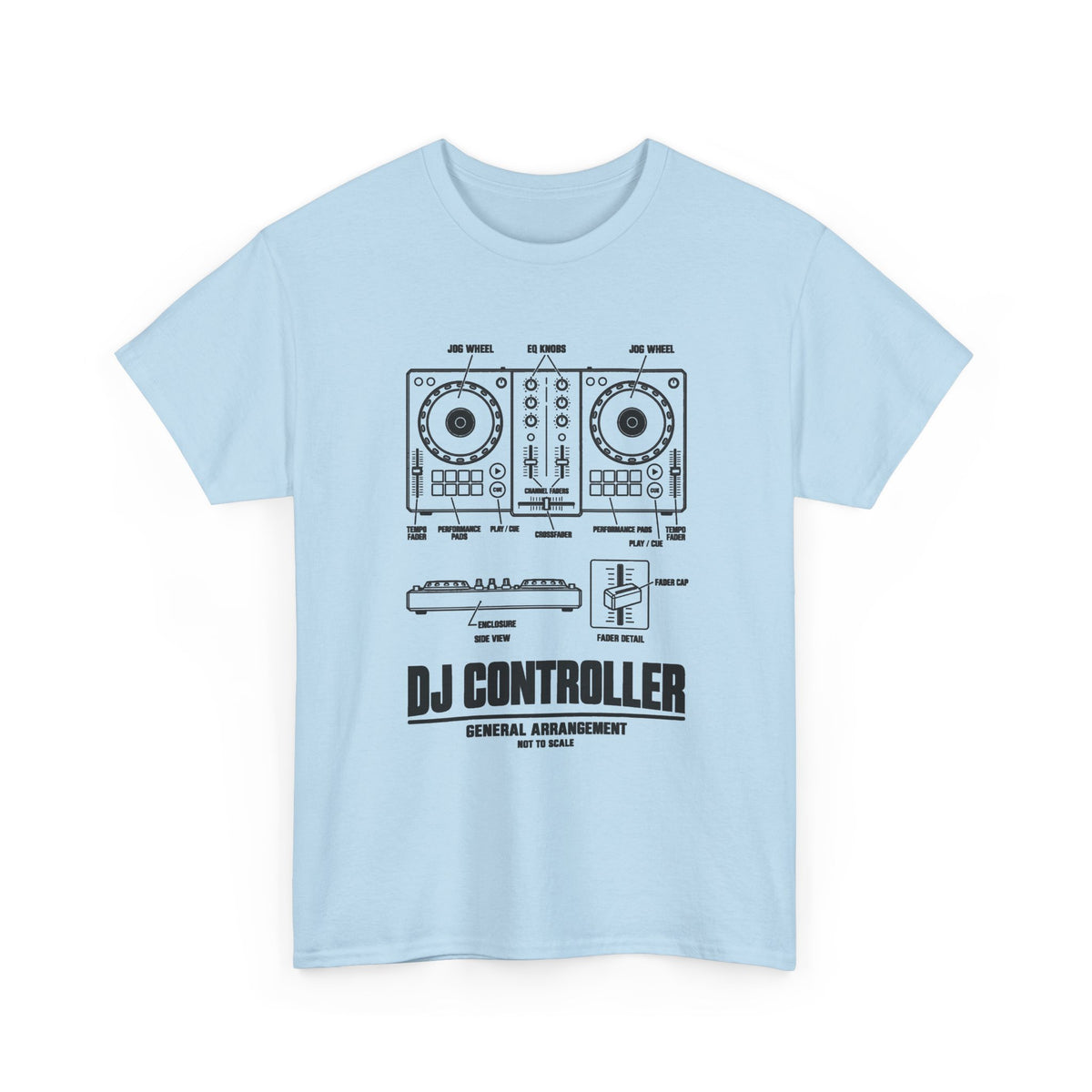 DJ Controller Blueprint T-Shirt