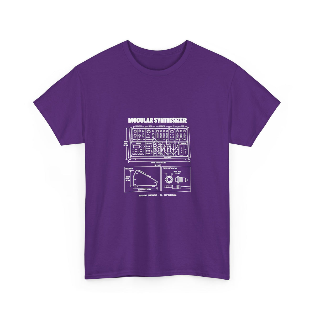 Modular Synthesizer Blueprint T-Shirt