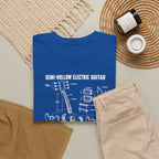Baritone Electric Guitar Blueprint T-Shirt