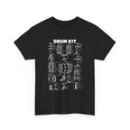 Drum Kit Blueprint T-Shirt