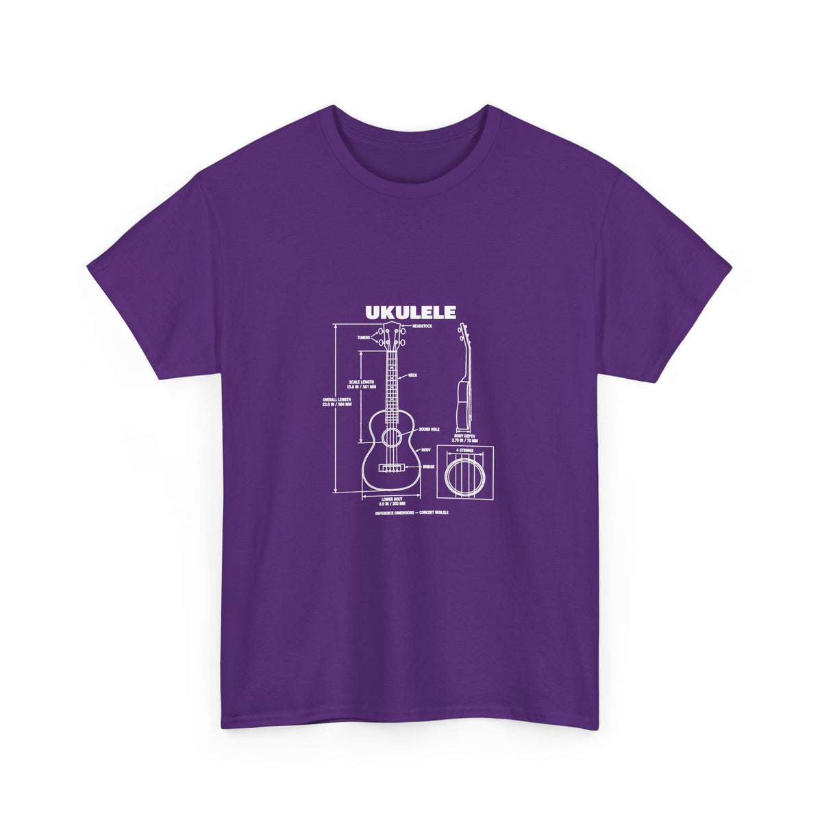 Ukulele Blueprint T-Shirt