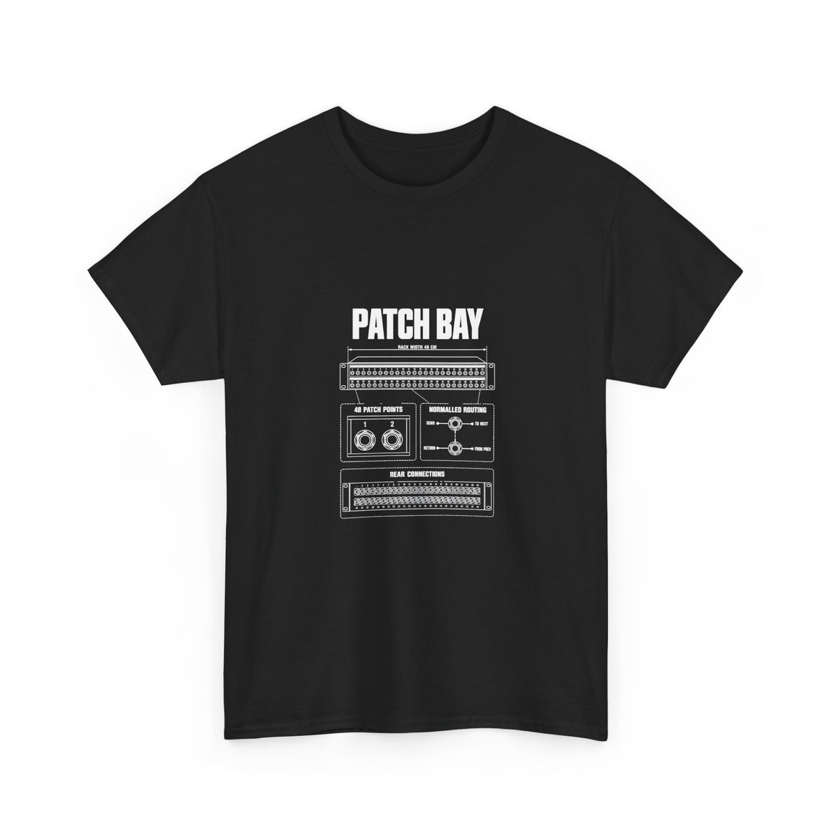 Patch Bay Blueprint T-Shirt