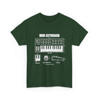 MIDI Keyboard Blueprint T-Shirt