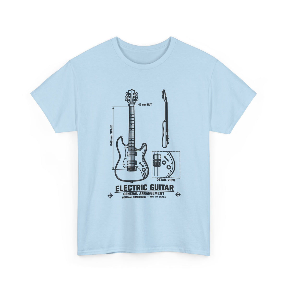 Electric Guitar Blueprint T-Shirt
