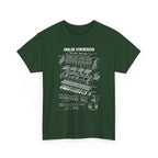 Analog Synthesizer Blueprint T-Shirt
