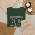 Baritone Electric Guitar Blueprint T-Shirt
