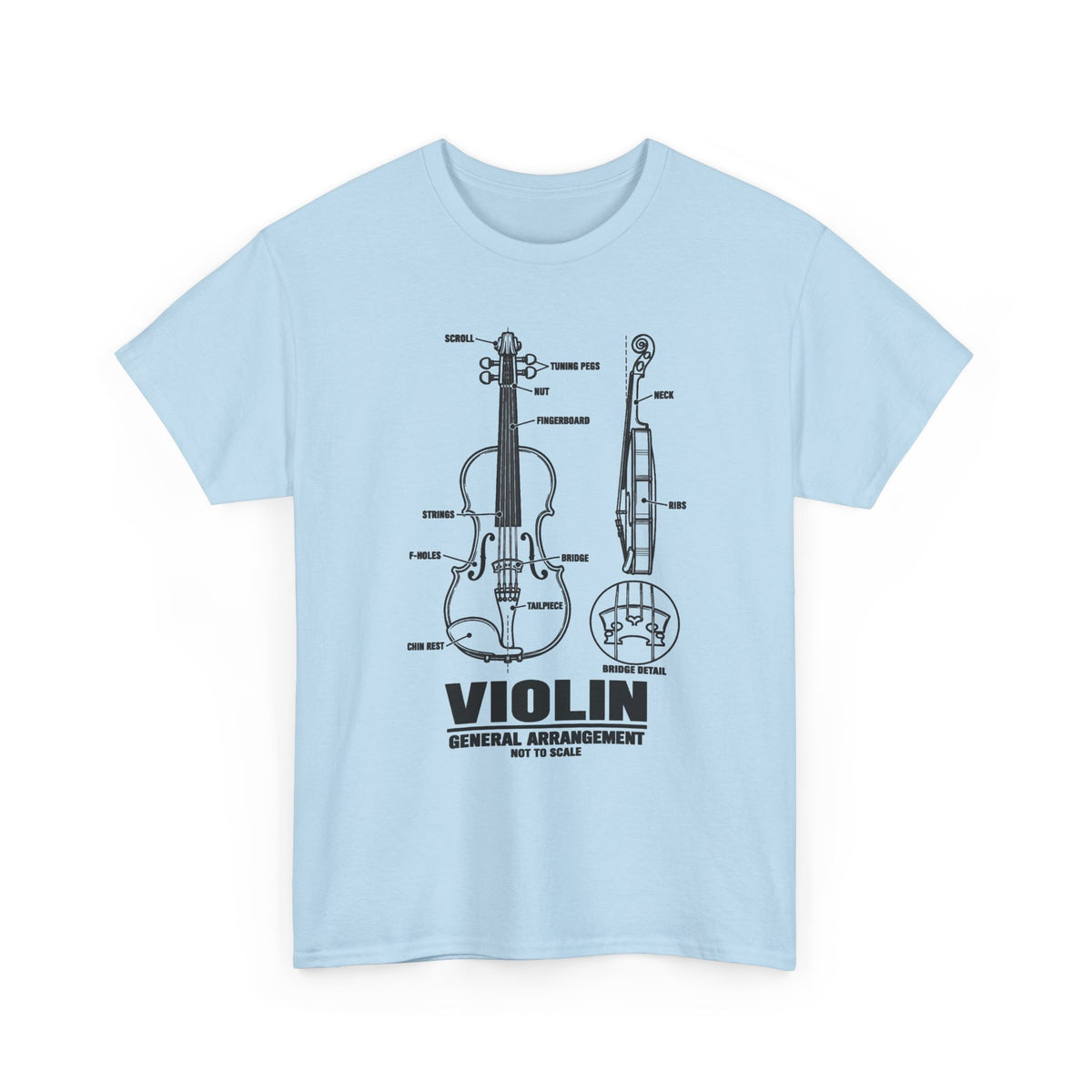 Violin Blueprint T-Shirt