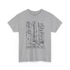 Electric Guitar Blueprint T‑Shirt
