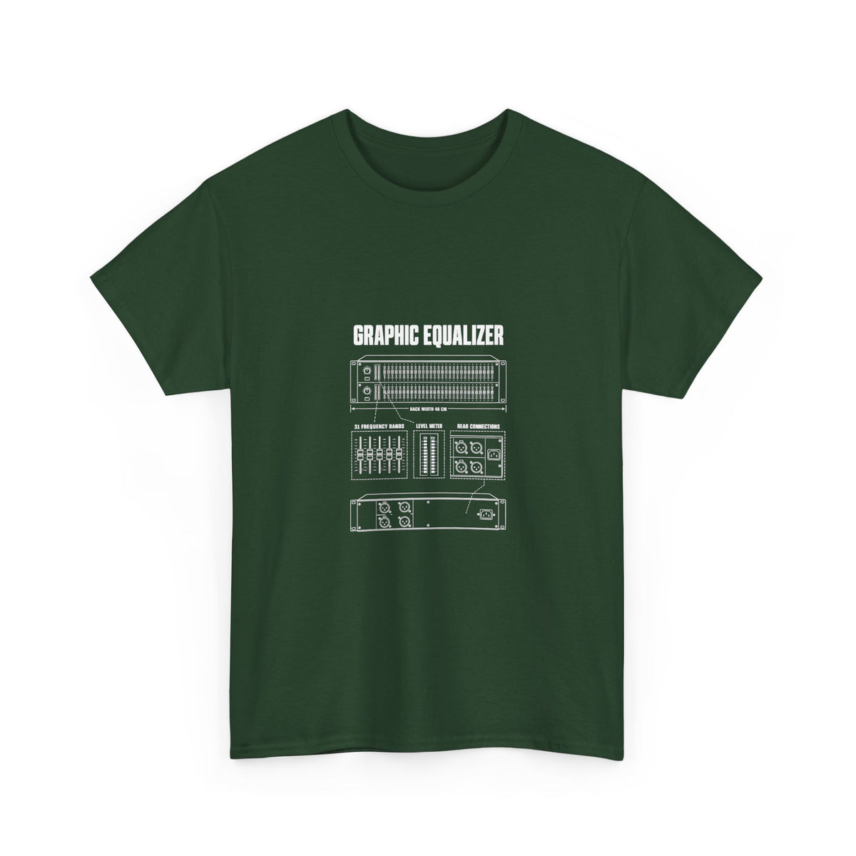 Graphic Equalizer Blueprint T-Shirt