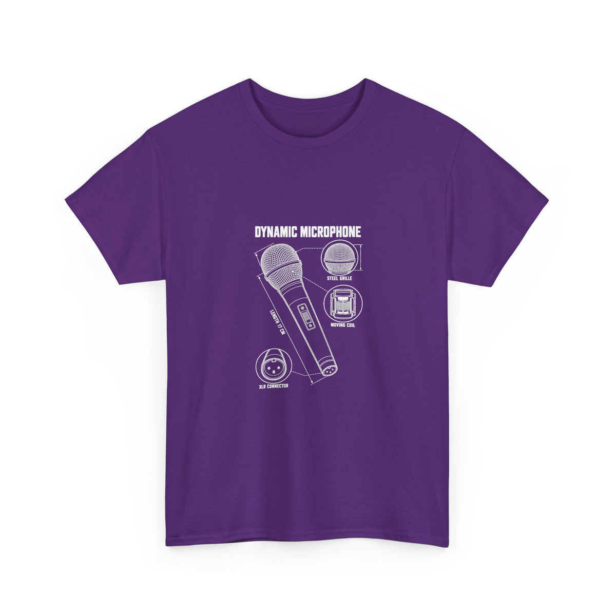 Dynamic Microphone Blueprint T‑Shirt