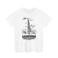 Saxophone Blueprint T-Shirt
