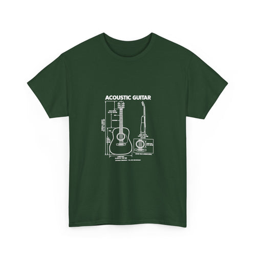 Acoustic Guitar Blueprint T-Shirt