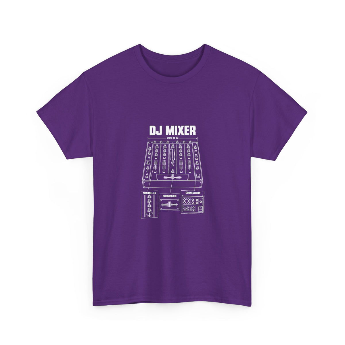 DJ Mixer Blueprint T-Shirt