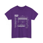 Digital Piano Blueprint T-Shirt