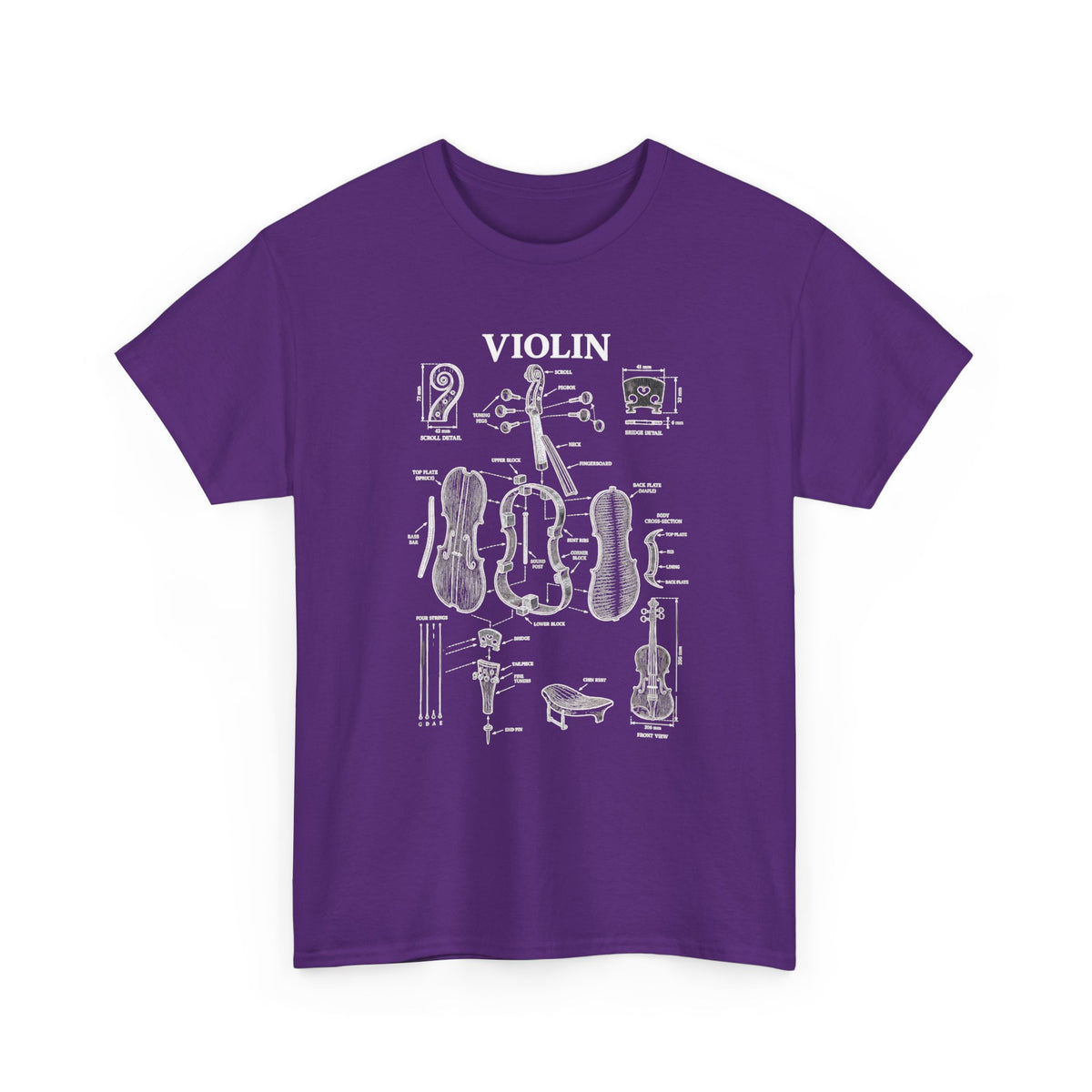 Violin Blueprint T-Shirt