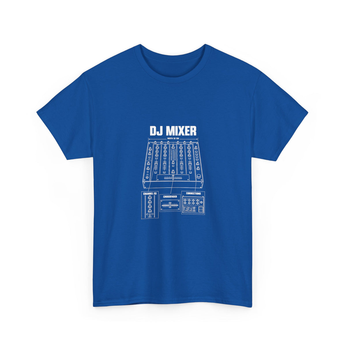 DJ Mixer Blueprint T-Shirt