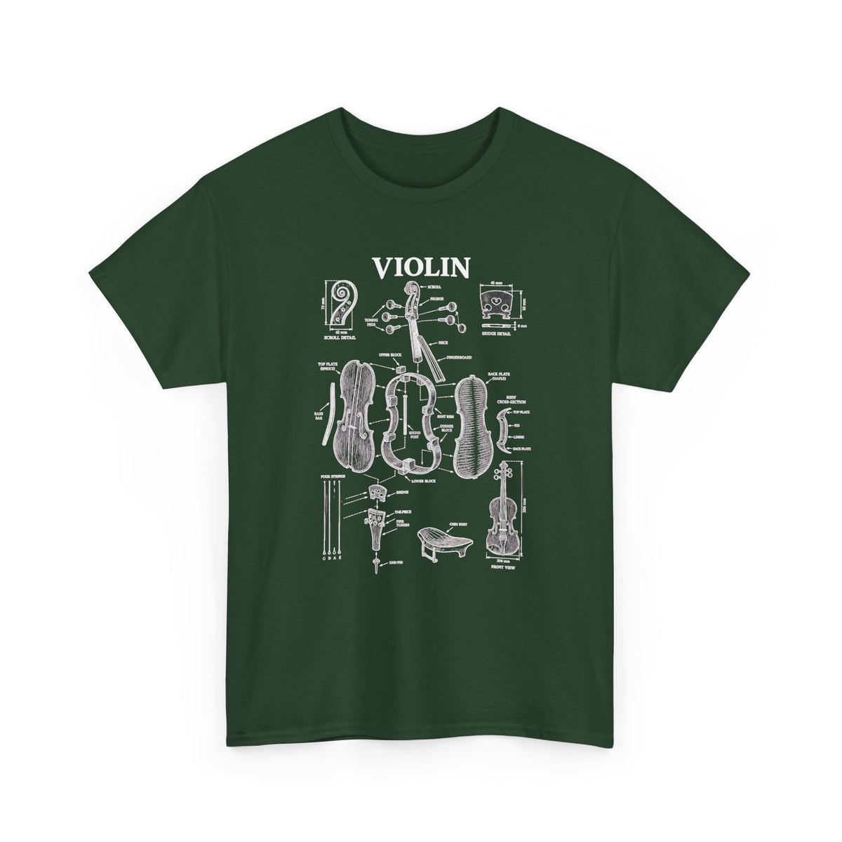 Violin Blueprint T-Shirt