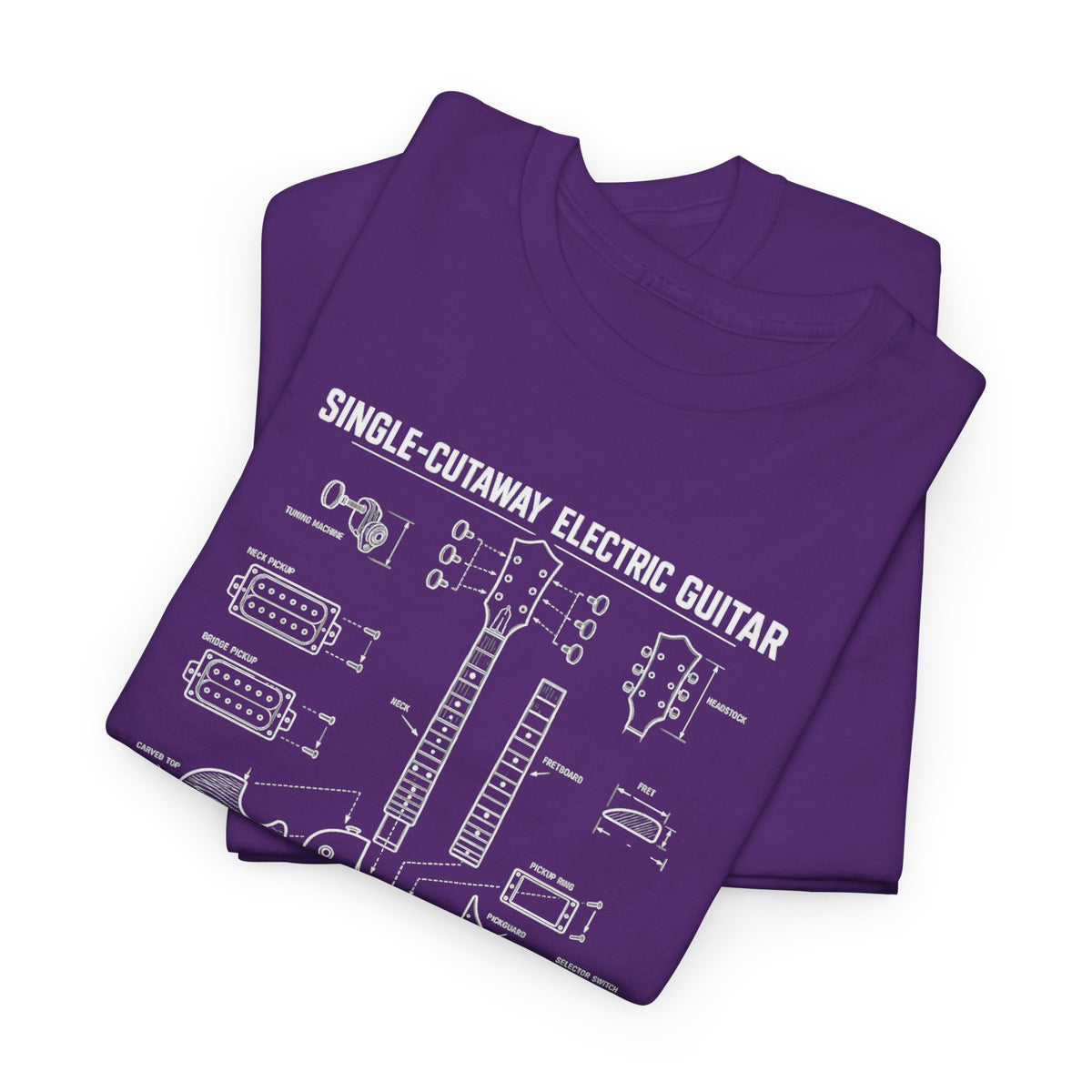 Electric Guitar Blueprint T-Shirt