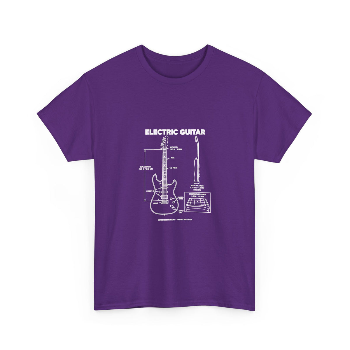 Electric Guitar Blueprint T-Shirt
