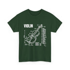 Violin Blueprint T-Shirt