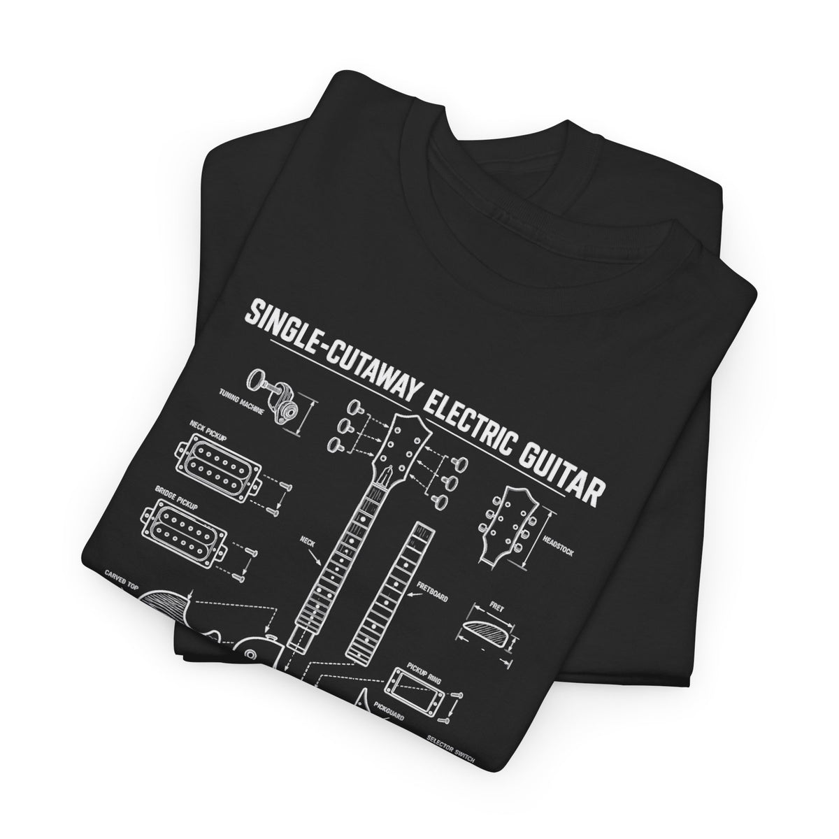 Electric Guitar Blueprint T-Shirt