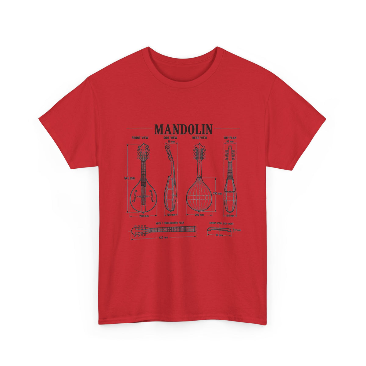 Mandolin Blueprint T-Shirt
