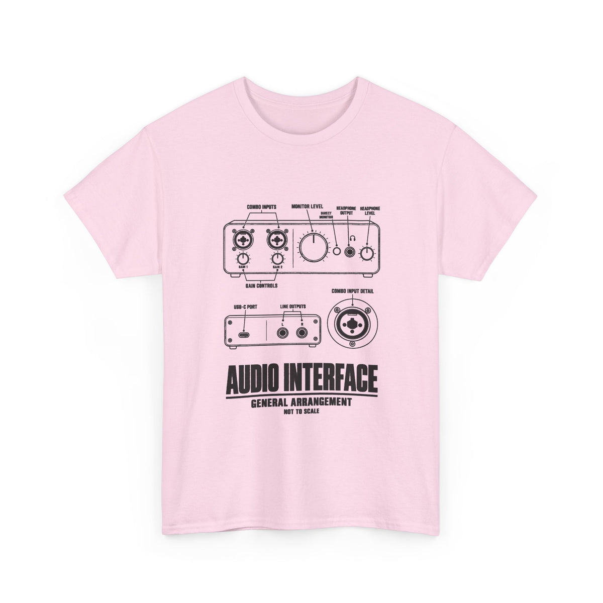 Audio Interface Blueprint T-Shirt
