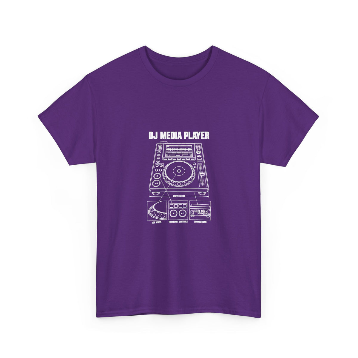 DJ Media Player Blueprint T‑Shirt