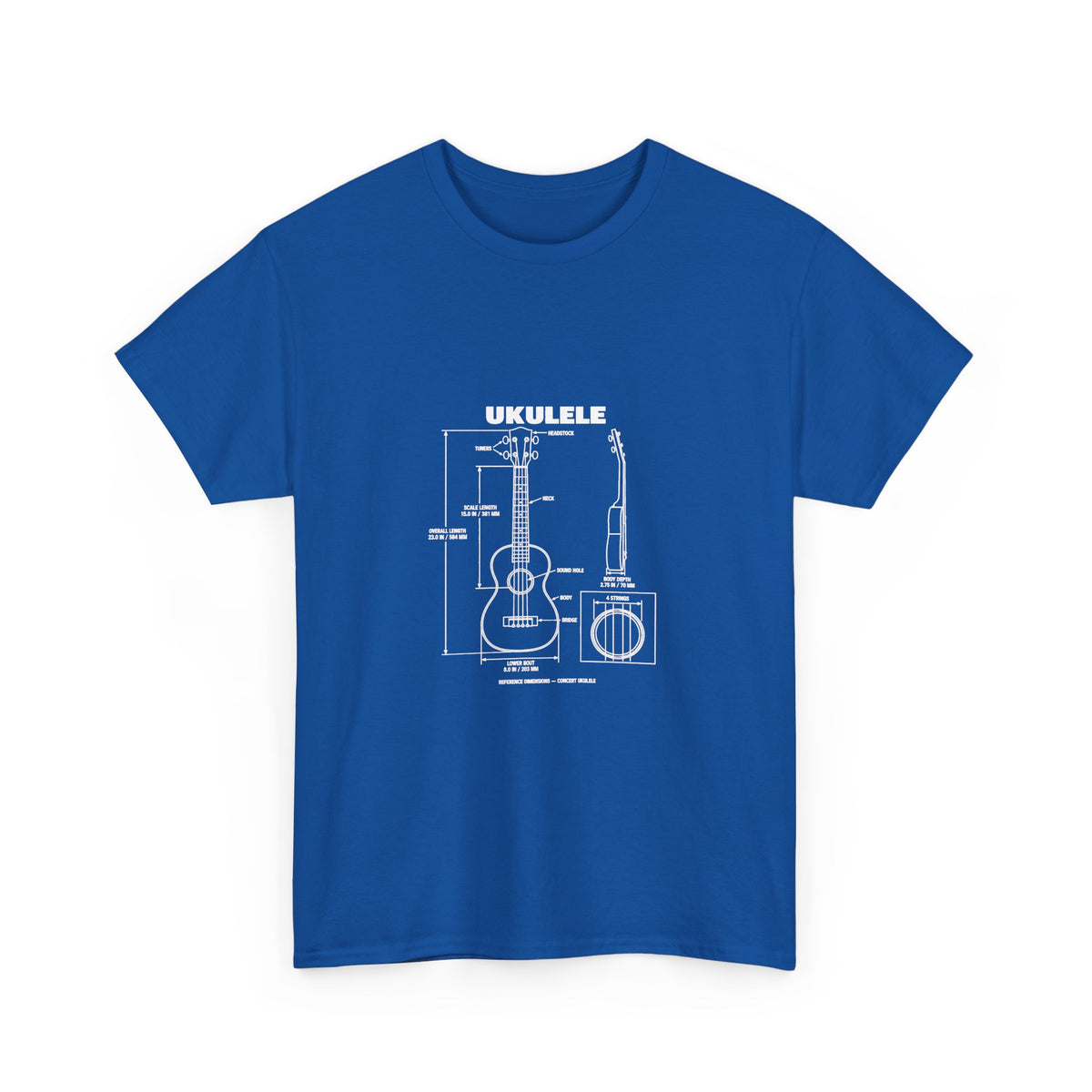 Ukulele Blueprint T-Shirt