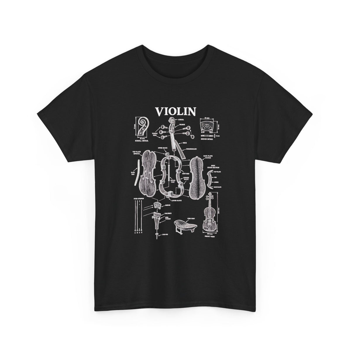 Violin Blueprint T-Shirt