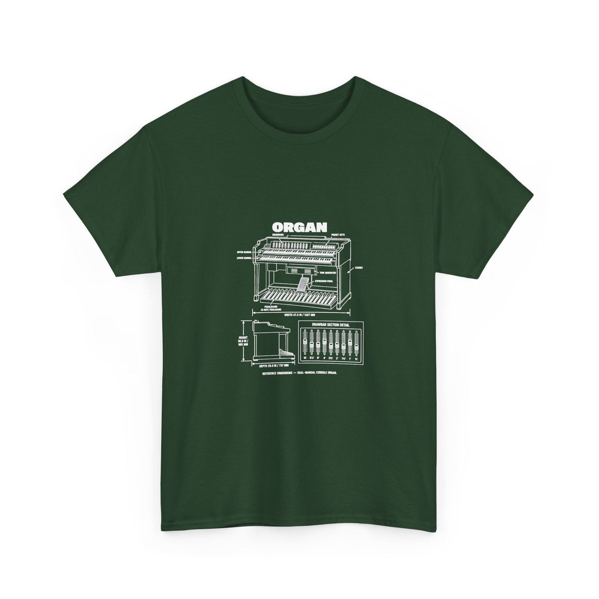 Organ Blueprint T-Shirt