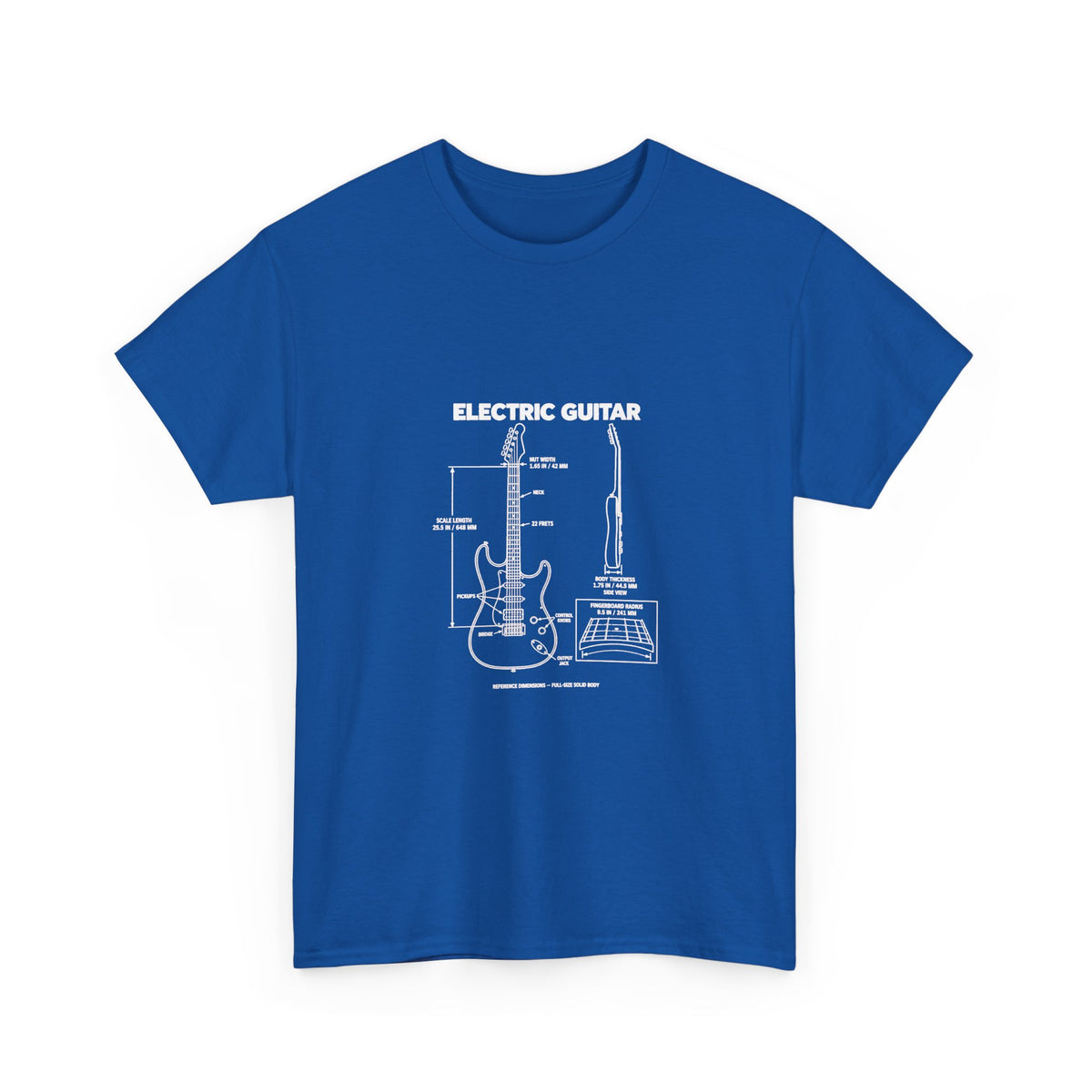 Electric Guitar Blueprint T-Shirt