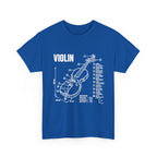 Violin Blueprint T-Shirt